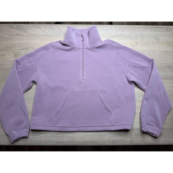 Lululemon Tops - Lululemon Brushed Softstreme Half Zip Rose Blush Purple Size 4